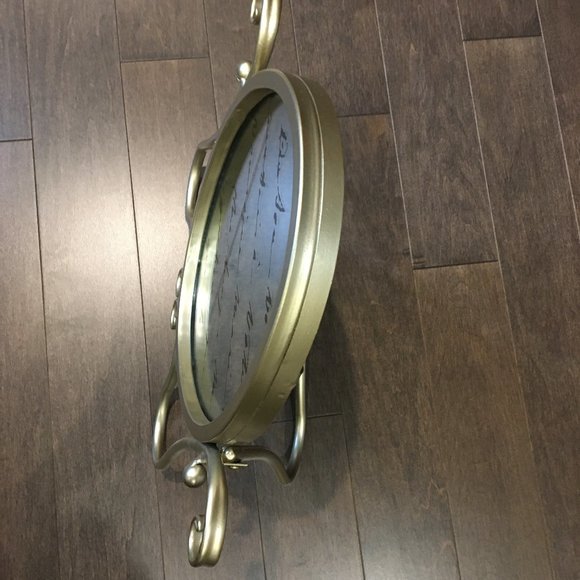 Chic Vanity Tabletop French Script Mirror - Picture 5 of 10